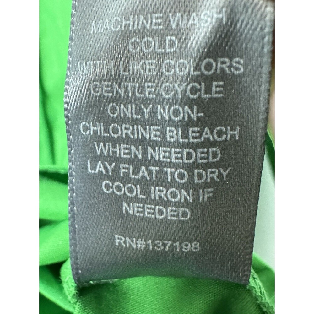 NWT Marled Reunited Button Blouse Green Cotton/Poly/Spandex Medium - Picture 4 of 6